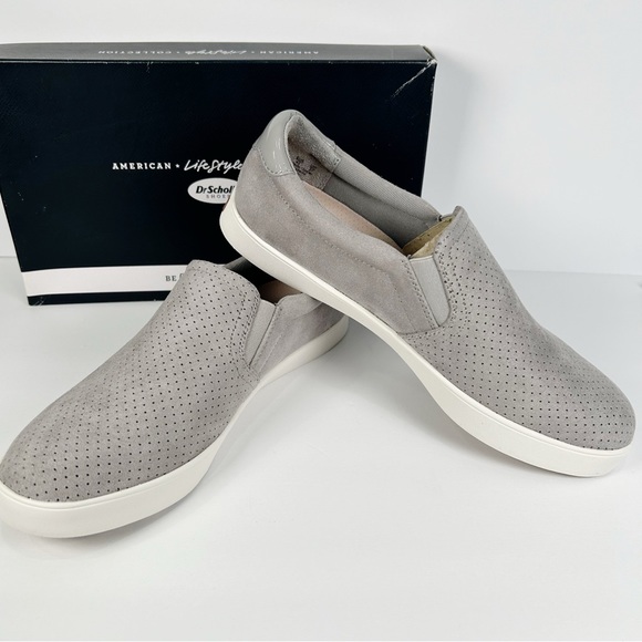 Dr. Scholl’s Madison Grey Cloud Slip On Microfiber Sneaker 10 NEW - Picture 10 of 16